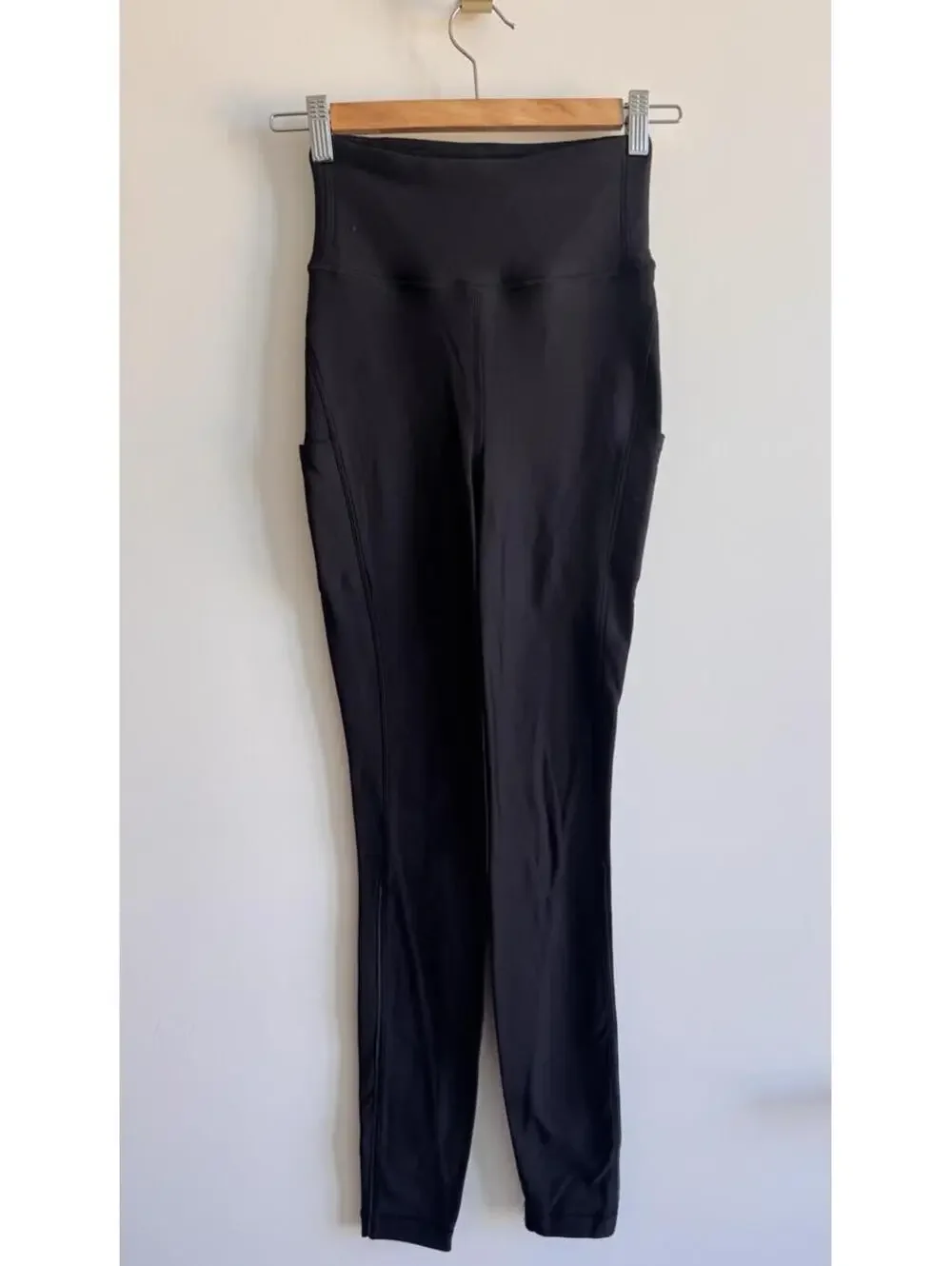 Lululemon Speed Tight IV Full On Luon Leggings Black Size 2 High Rise